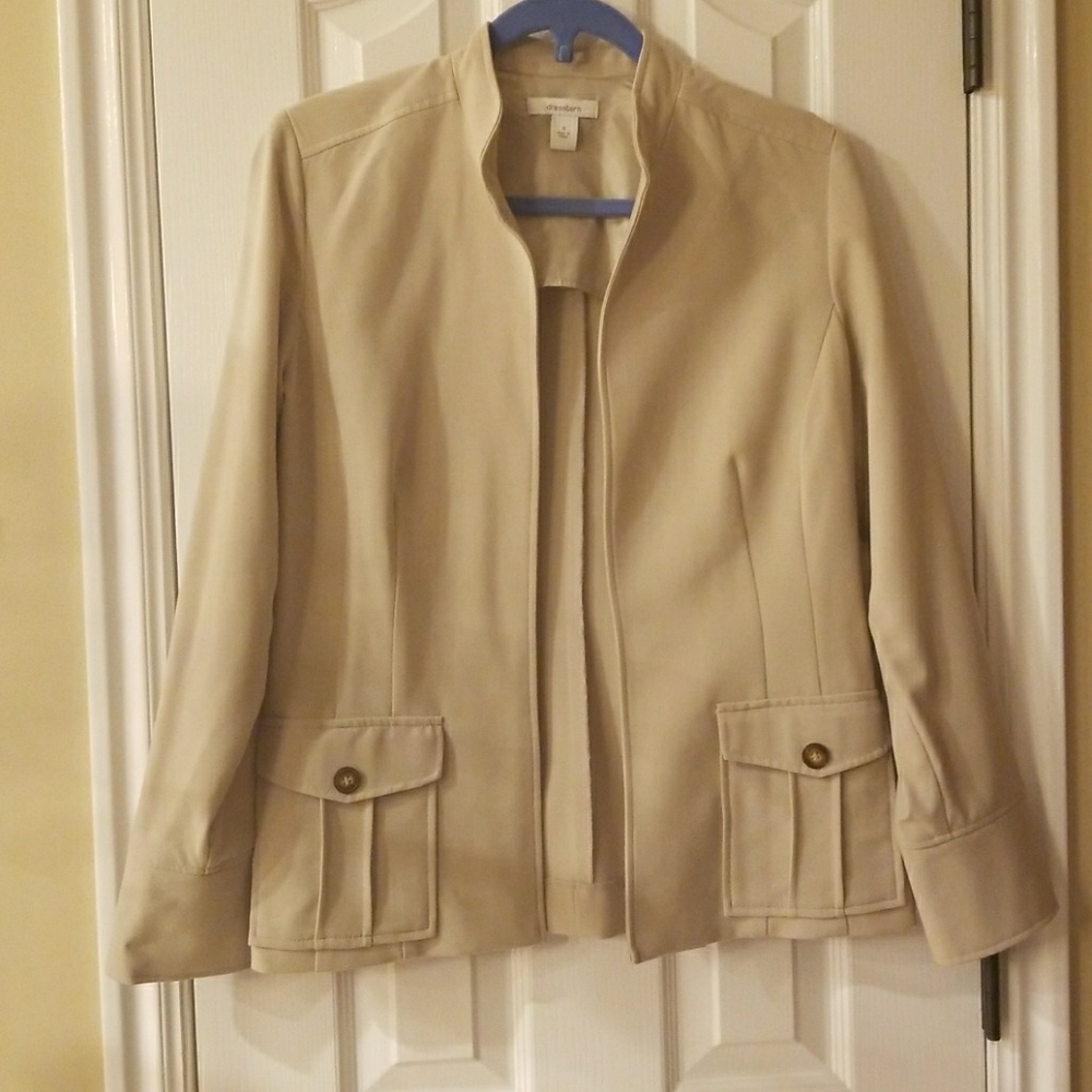 Cream colored dressbarn blazer
